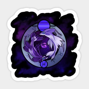 Zodiac Dragons: Pisces Sticker